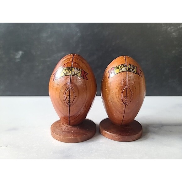 Cheyenne Sids Paris, Texas Salt And Pepper Shakers Vintage - Picture 2 of 10